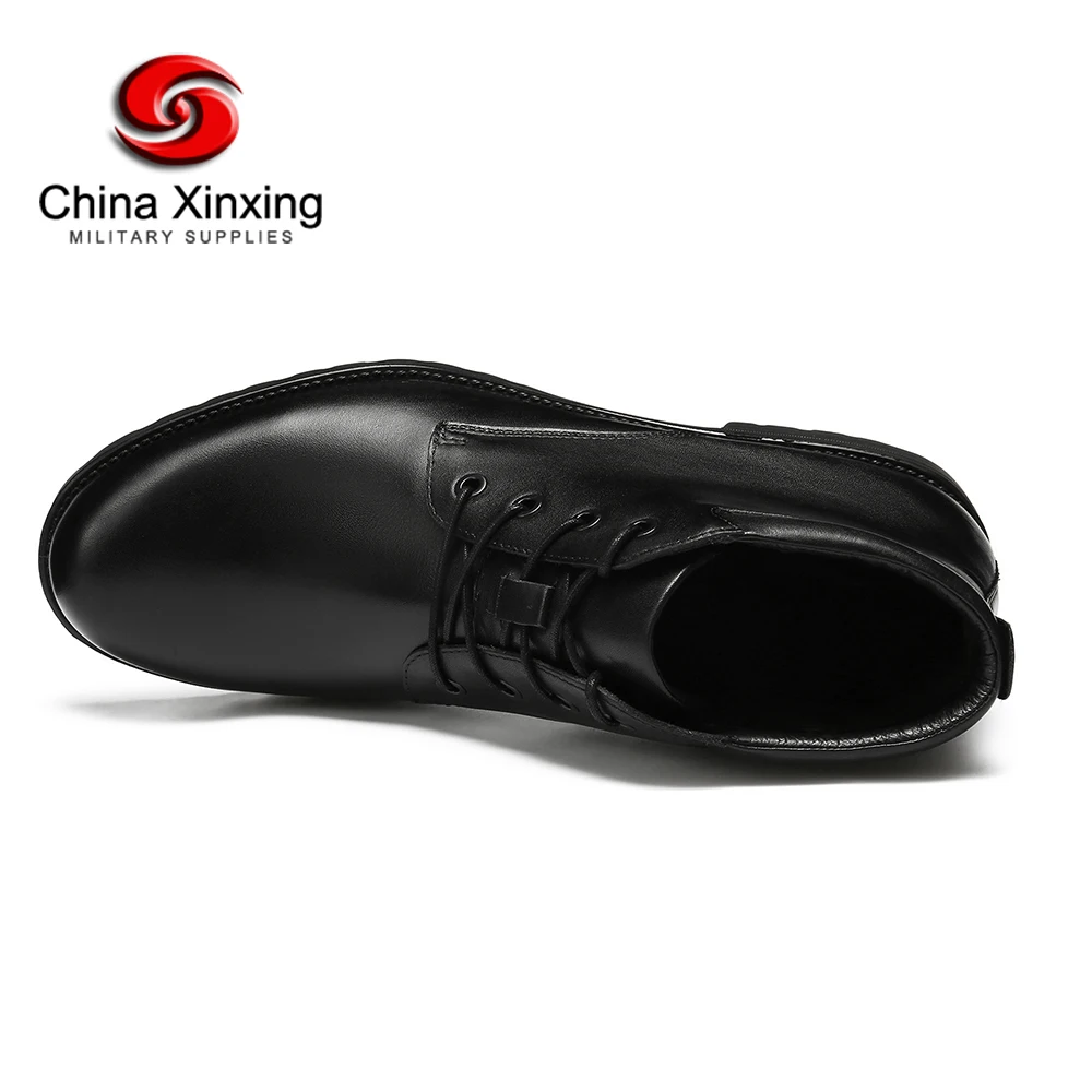 Китай XINXING черные ботинки из коровьей кожи на