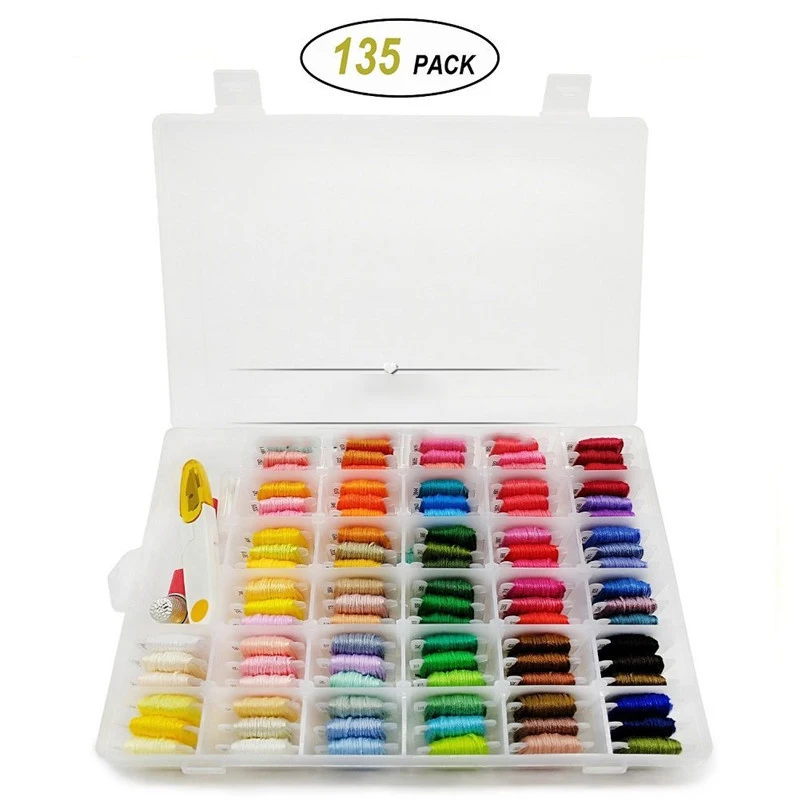 Custom Available Fast Ship Good Service Diy Handcraft Cross Stitch Embroidery Thread For Decoration