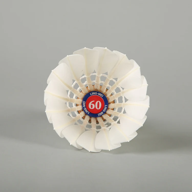 Most Durable Top Quality Professional play All Round Pure White Feather Badminton Shuttlecock