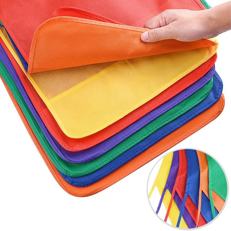 custom waterproof disposable colorful kids painting non woven fabric apron non-woven apron nonwoven apron