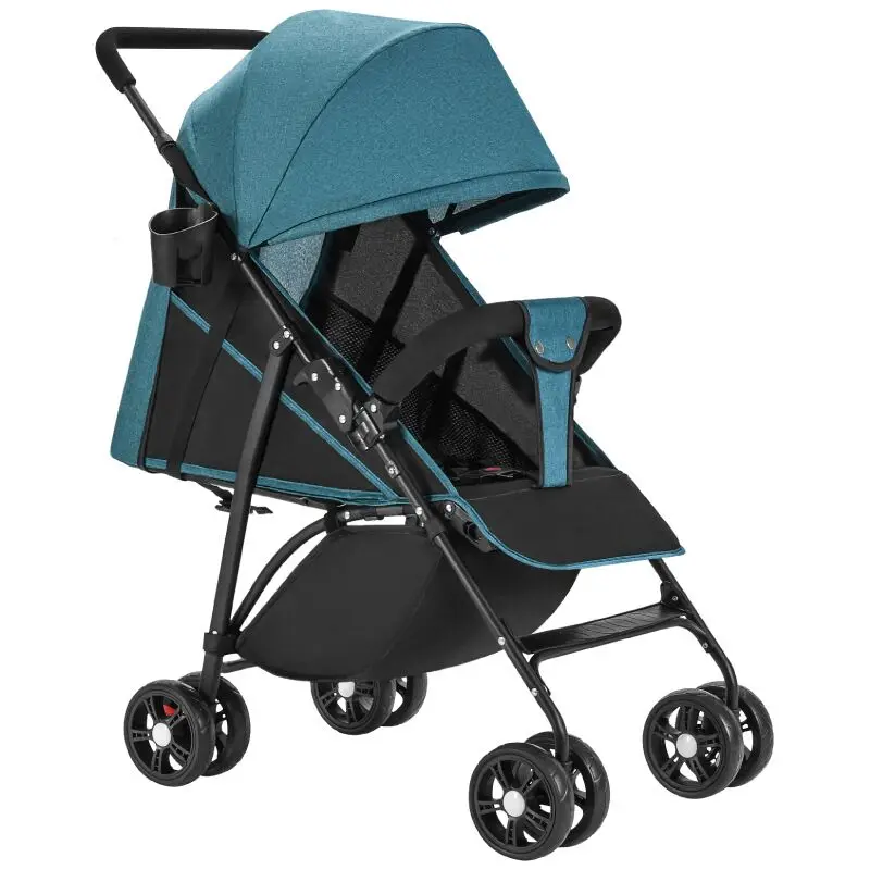 
Baby strollers summer ultra-light portable awning can sit folding four-wheeled stroller baby child stroller 
