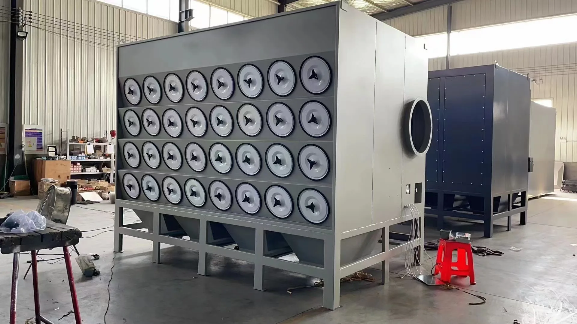 Industrial Milk or Metal Powder Clean Filter Drum Type Dust Removal Equipment