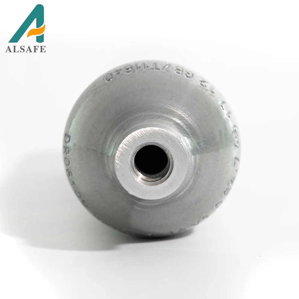 1.0L 1 Liter 150bar 309mm CE ISO Tped Oxygen Nitrogen Argon Helium Co2 Aluminium Gas Cylinder Industrial