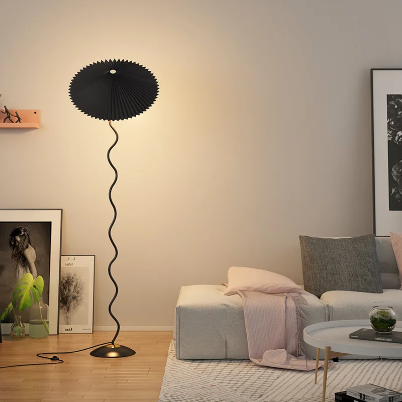 New customer discount Umbrella creative pleated lamp nordic modern floor lamps for living room decor
