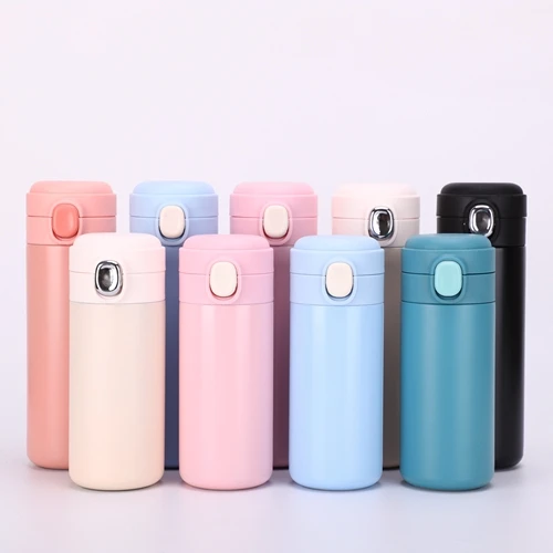 Hot selling Wholesale 350ml 450ml Double Walled Stainless Steel Outdoor Sports Insulated Bouncing Water Bottle