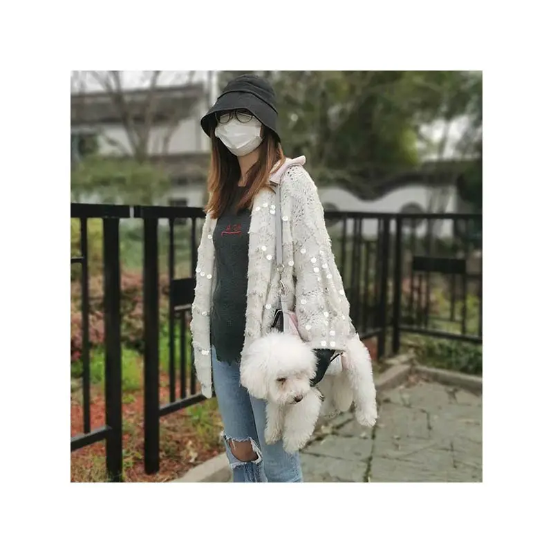 2 in 1 Reflective Pet Carriers Tote Bag, Multi-sizes Warm Ventilated Dog Lifter Pet Dog Lift Harness