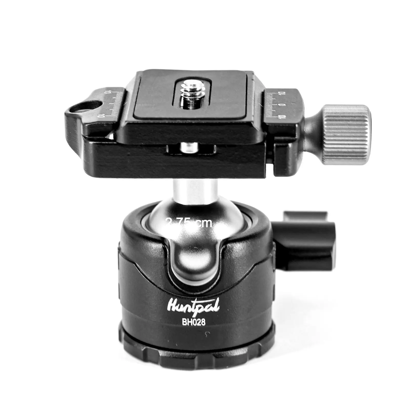 28 Ball Head V Yoke Rest Top Mount Attachment with Camera Thread Socket for Shooting Hunting Monopod Tripod