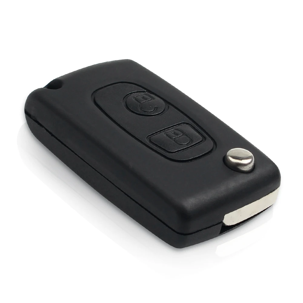 KEYYOU 2 Buttons Remote Modified Keyless Folding Car key Cover For Citroen Elysee Saxo Berlingo Xsara Picasso Car Alarm