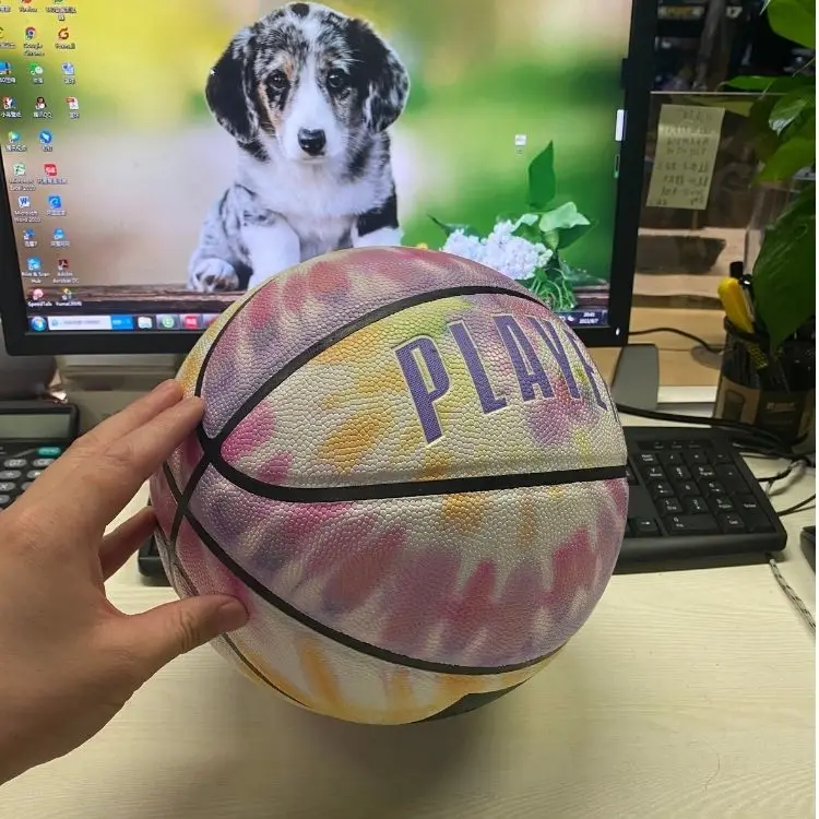 Official Size 7 Custom Leather Basketball High Quality PU Leather Basketball