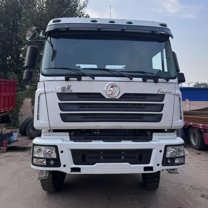 fast delivery SHACMAN used secondhand 6*4 concrete mixer truck cement mixer with spare parts