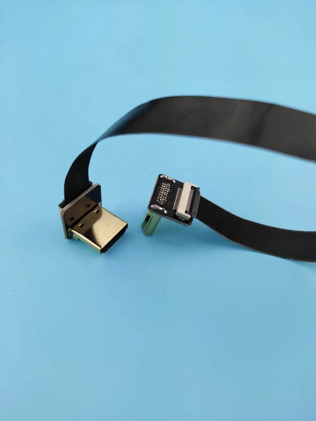 High Definition Multimedia Interface connector assembly with FFC FPC cable black color