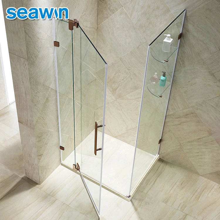 Seawin Bathroom Shower Swing Door Opener Hinge Handle Glass Shower Cabin With Whirlpool