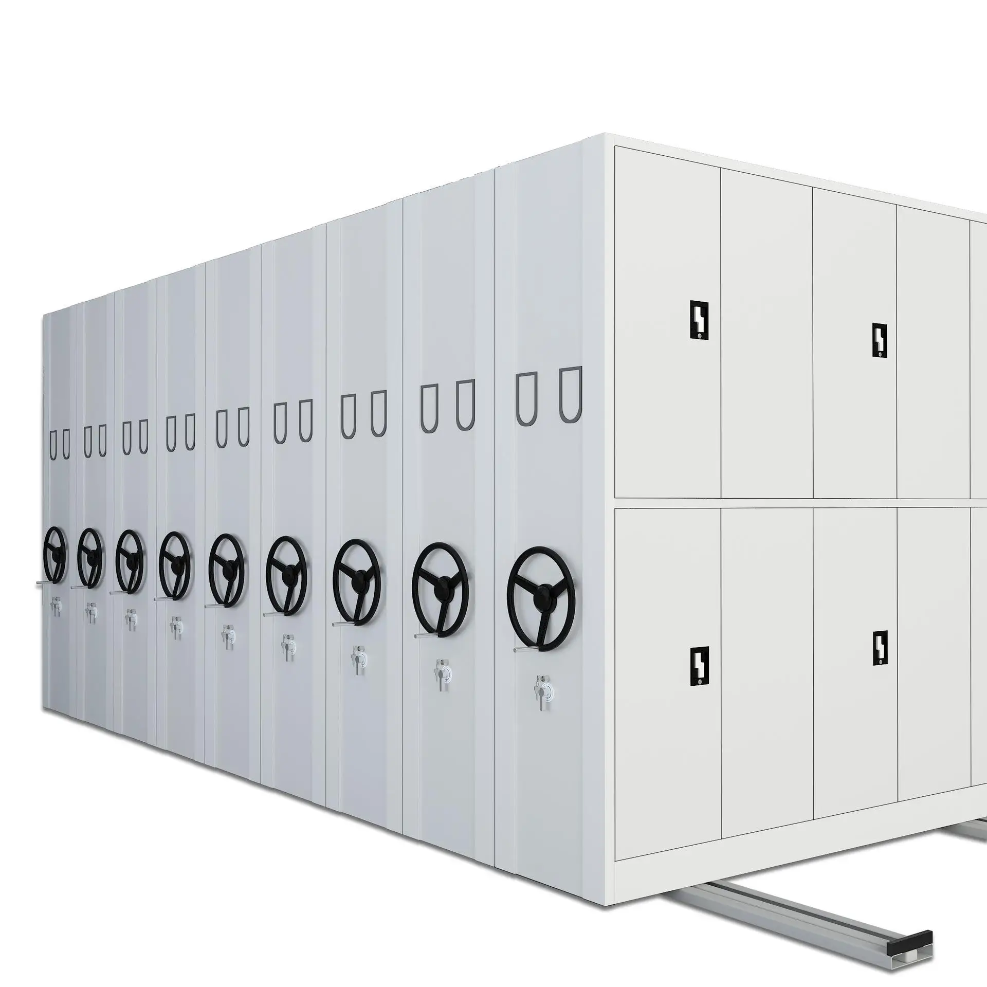 Mobile Shelving Easy Operated Space Saver Archives Rack