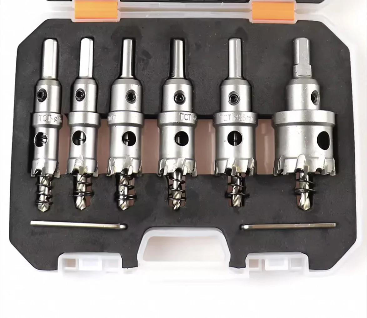 TCT tungsten carbide toothed gear high efficiency hole saw drill bit drill bit wood hole saw set concrete hole saw drill bit