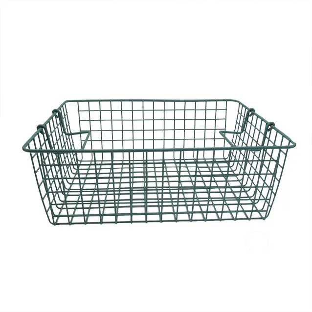 Usually use wire iron Organizer Baskets Storage Metal Wire Mesh Basket