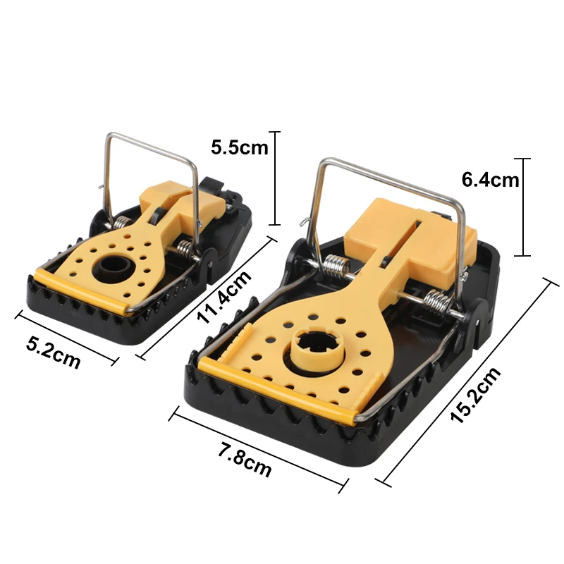 Efficient And Easy Set New Rat Mice Catch Snap Traps, Fast Rat Kill Trap