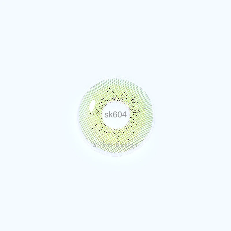 sk604 Green Luminous Wholesale Cheap contact lenses cosmetic Nature Look New Look contact lens cosmetic