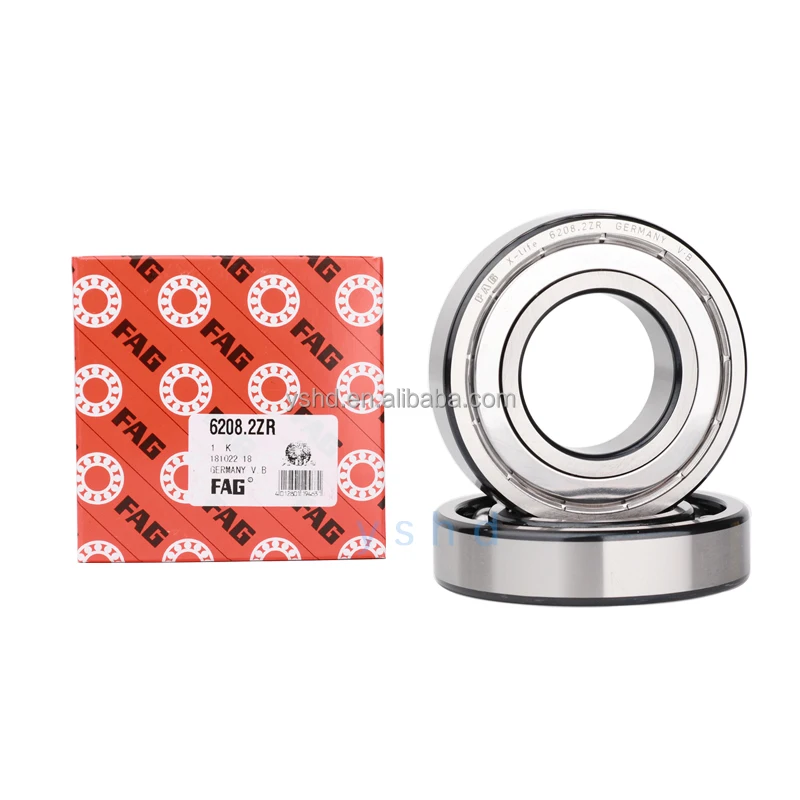  High precision FAG bearing 6200 6201 6202 6203 6204 6205 ZZ 2rsh deep groove ball