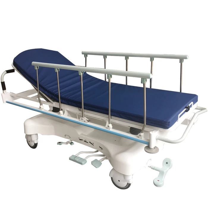 BDEC04 Manufacturer Luxurious Hydraulic Trolley Patient Bed with X-Ray Flat Panel Hospital Transfer Trolley