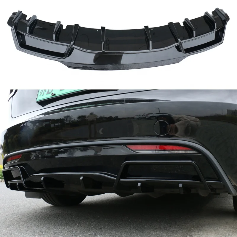 Hot Sale Car Exterior Accessories Thunder Type Rear Bumper For Tesla Model 3 Highland 2024