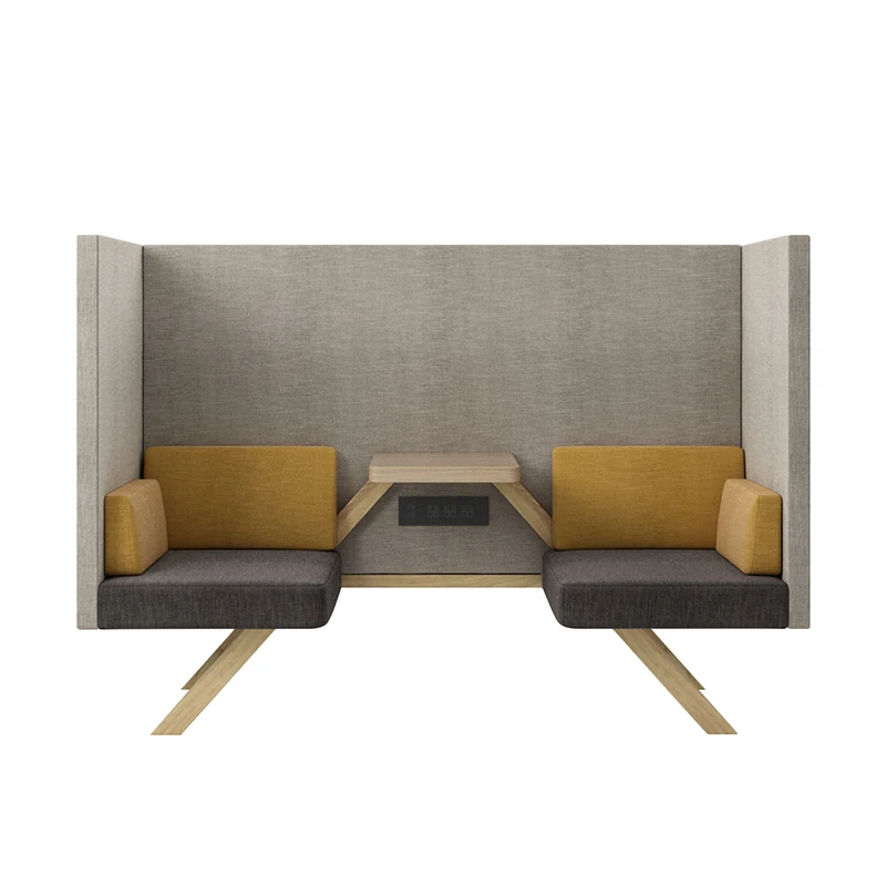 Commercial Hotel Library Coffee Shop Carrel Public Area Furniture Office Meeting High Back Sofa