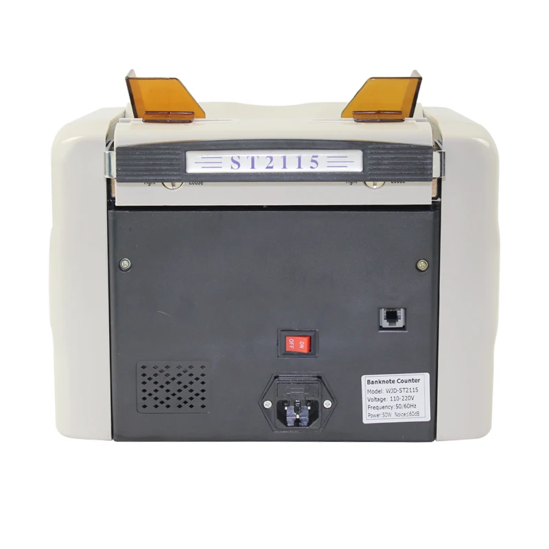 2115 Bill counter Front loading Money counter Fake notes detector with adjustable counting speed Money counting machine