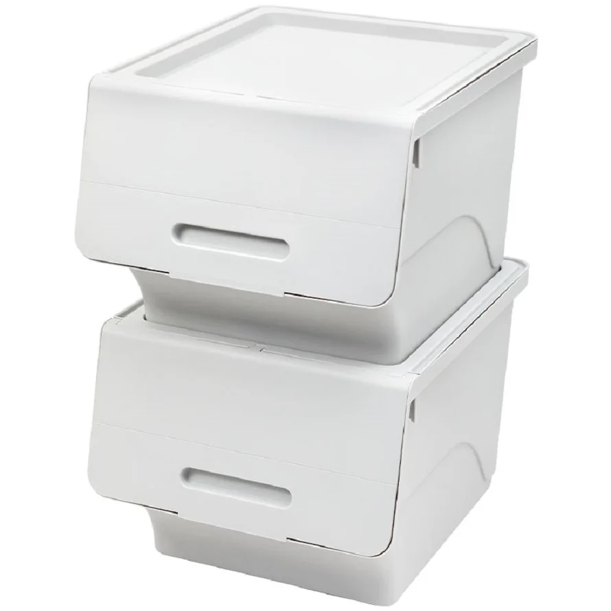 QH8-L factory custom wholesale bedroom clothes locker stackable side opening convenient storage cabinet
