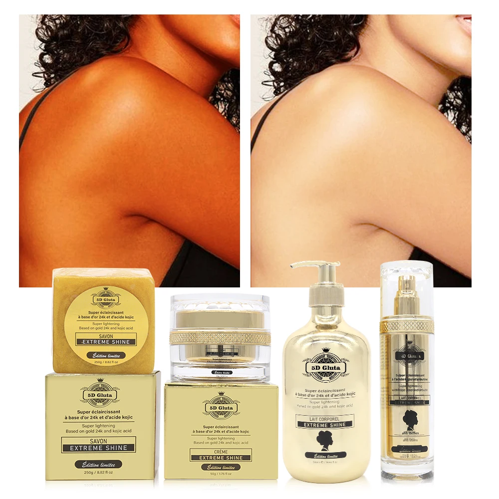 Private Label Skin Care Set New Products Facial Kit Organic Vegan Brightening Whitening Skincare Set for Women