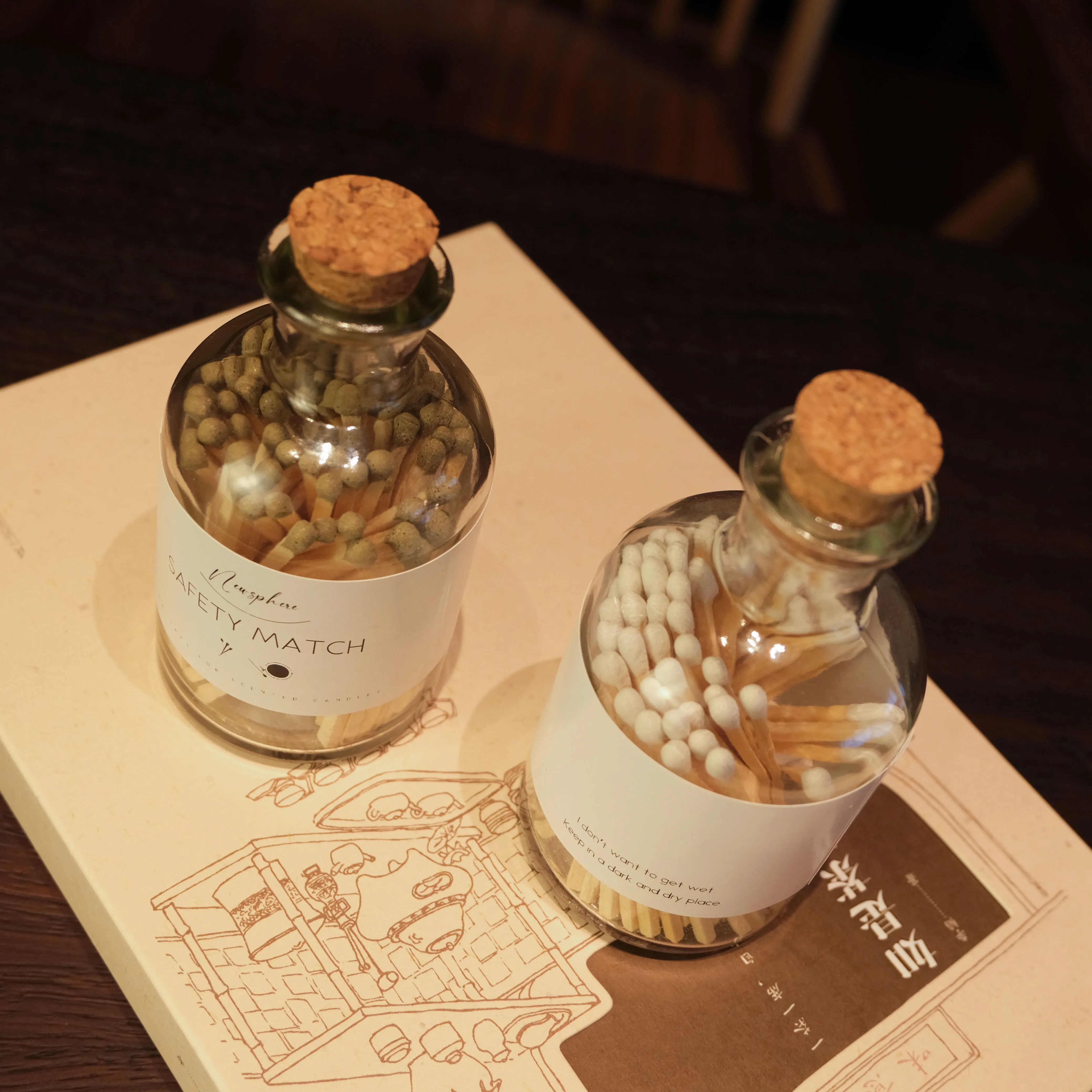 2024 Hot Selling Decorative matches color match sticks large white matches