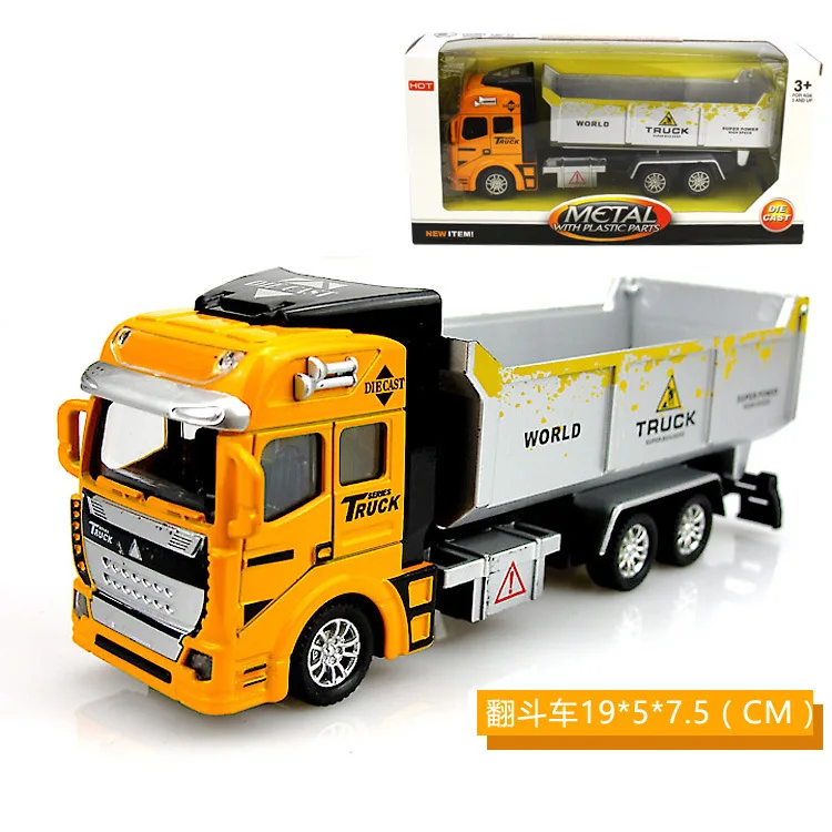 High Quality Alloy Engineering Truck Cement Mixer Truck Model Concrete Mixer Construction Car Kids Toy Gift For Children Gifts