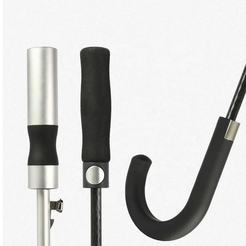 Деловой брендовый подарок с прямой ручкой цветной ветрозащитный автоматический открытый зонт логотипом