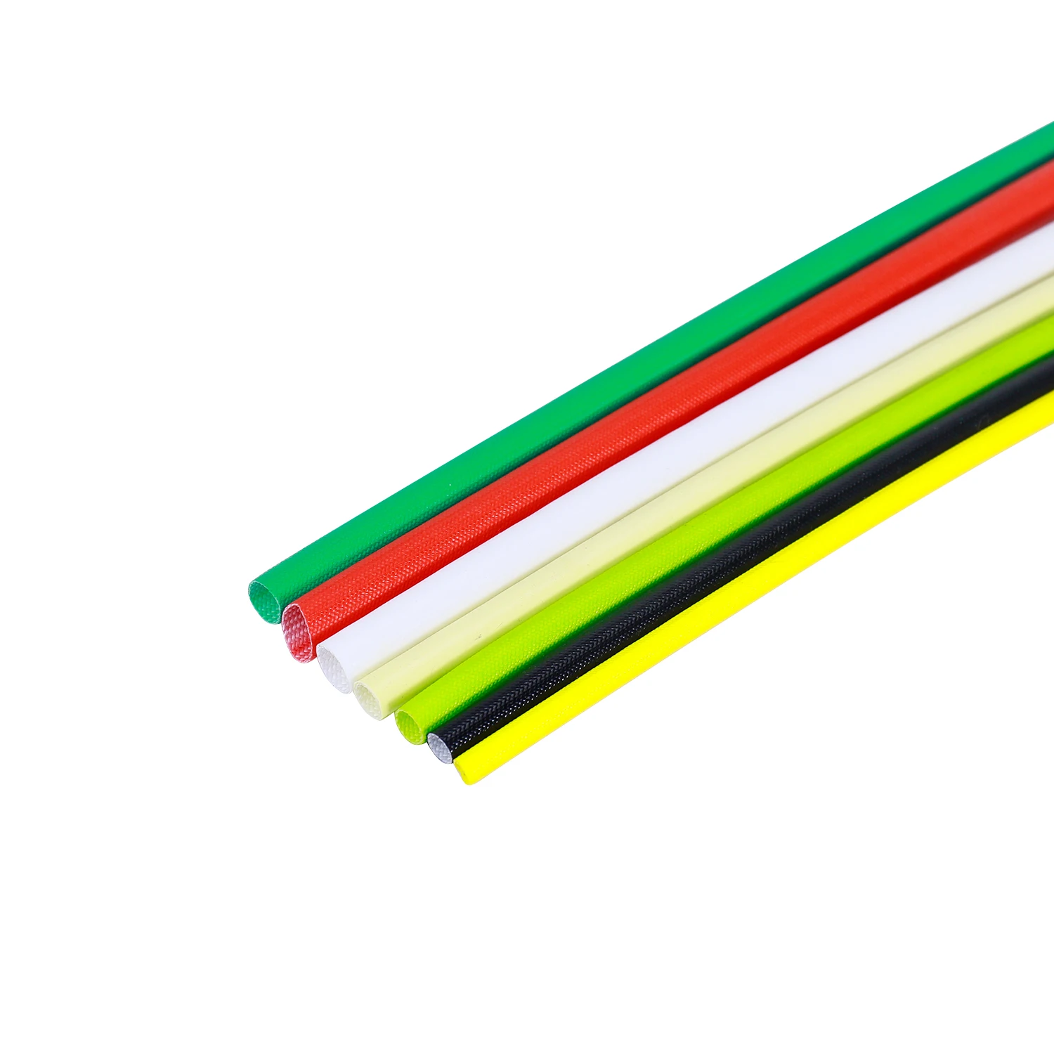Class H High Voltage Motor Winding Materials silicone rubber coated braided fiberglass sleeving