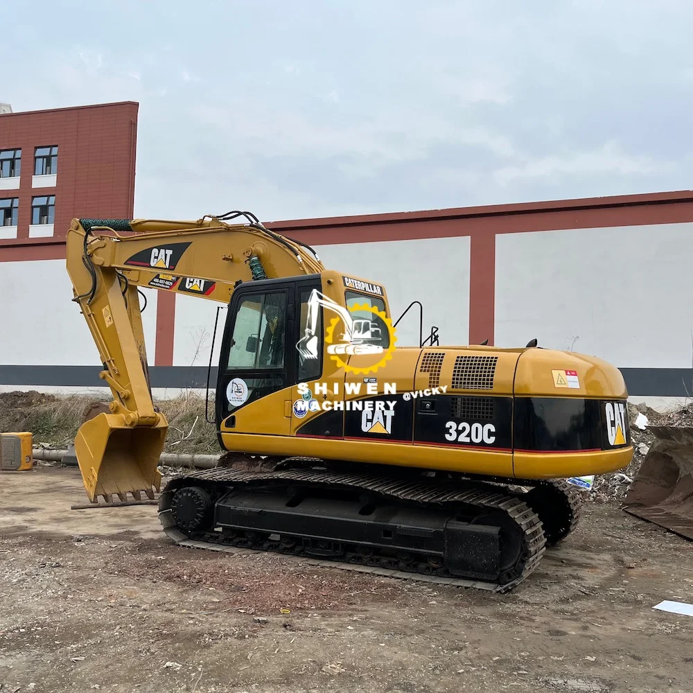 Used CAT 320C 320CL 320D 320D2 320GC excavator, secondhand Caterpillar CAT320c with Mitsubishi 3066 engine good performance