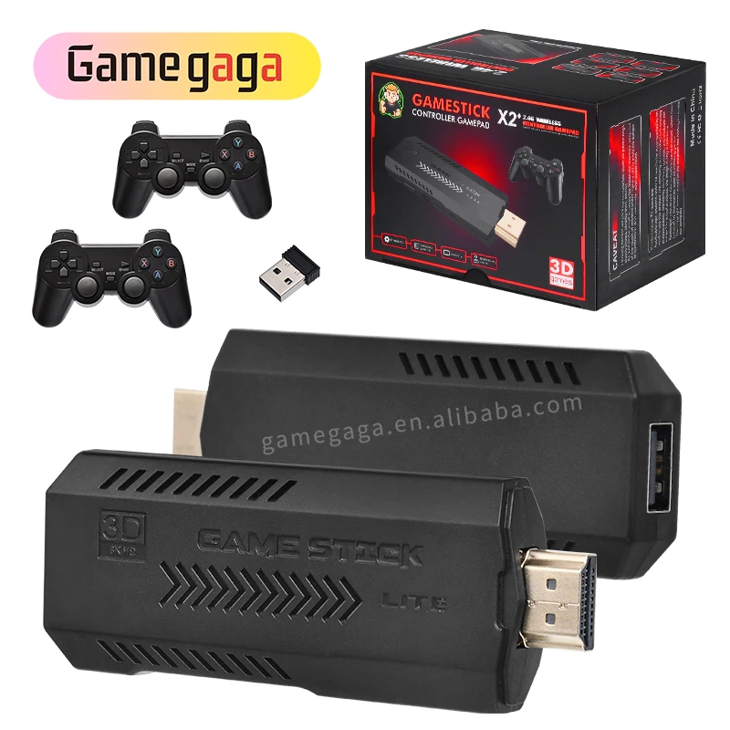 X2 Games GD10 Plus Game Stick 4K 30000Games HD Mini Consola Retro Video Consoles