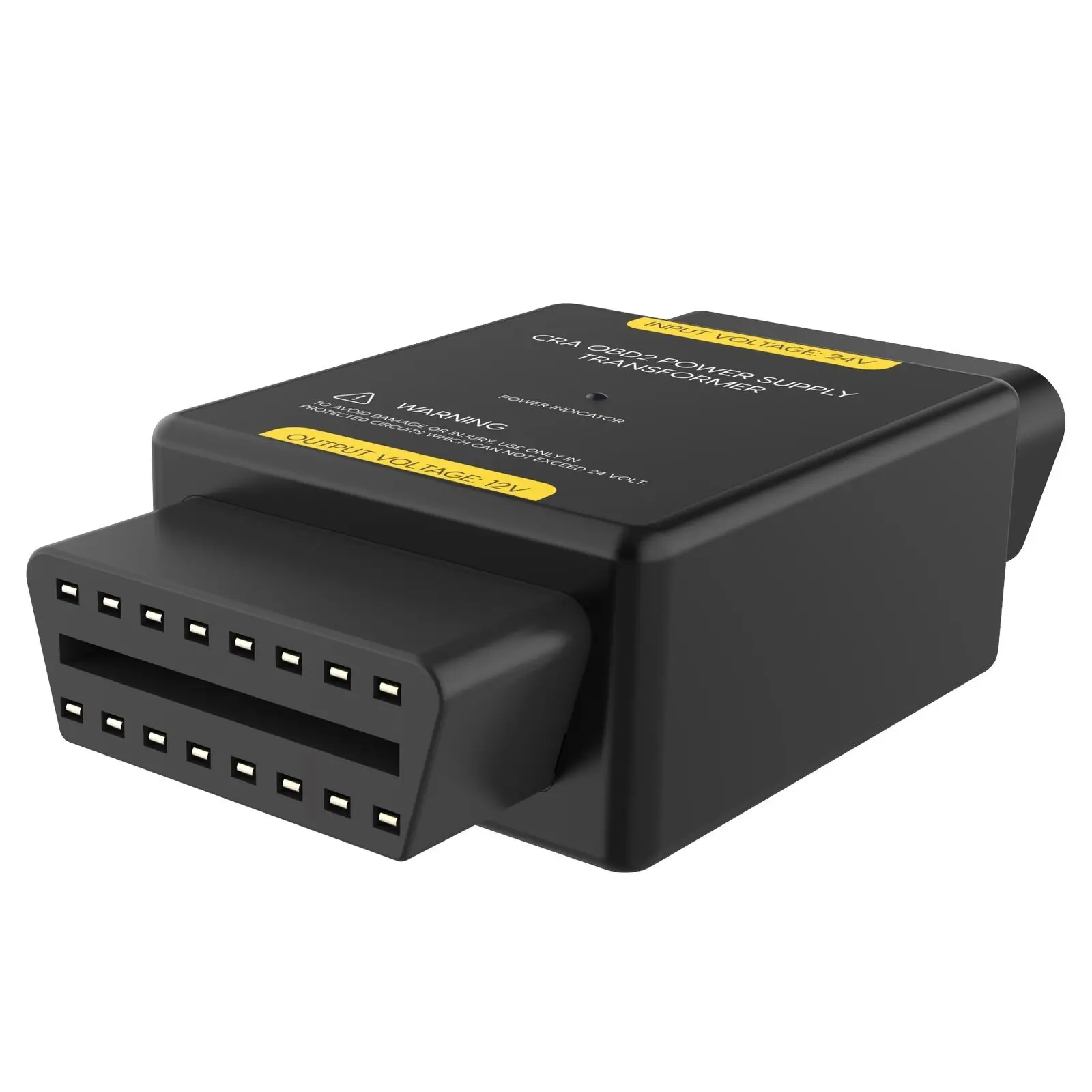 AUTOOL OBD Power Supply 24V to 12V Adapter 24V Converter Cable