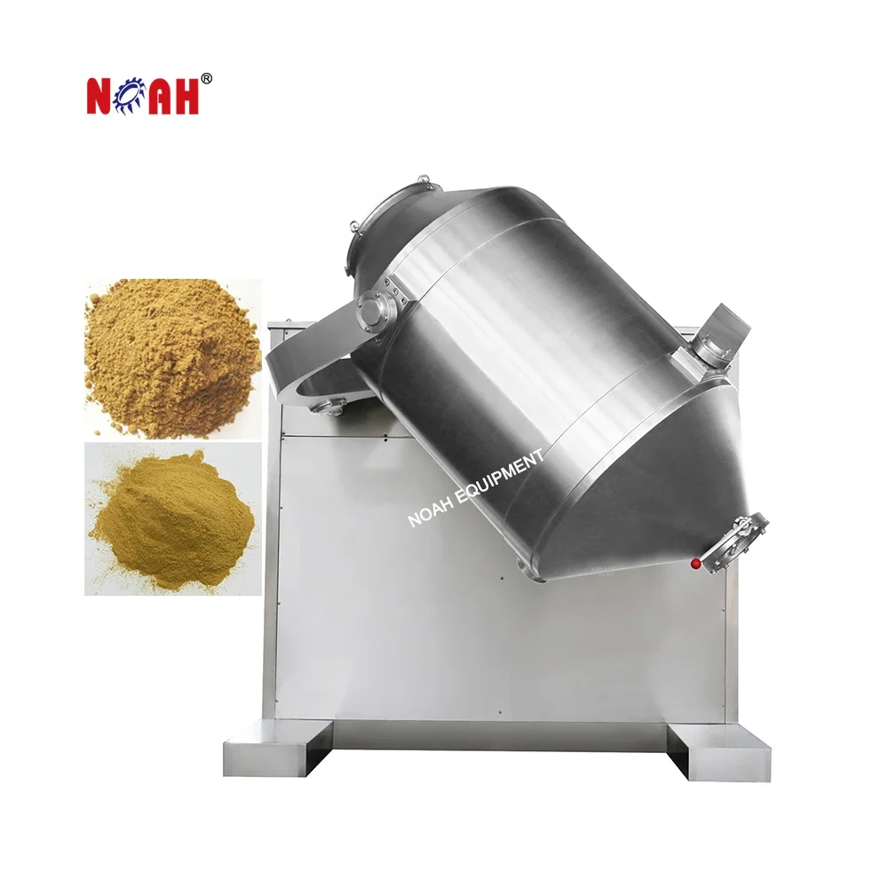 HD Chemical Industrial 3D lab Dry Powder Mixer
