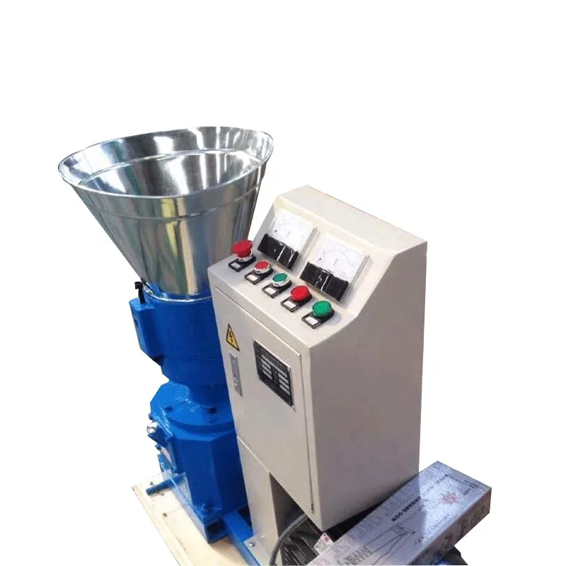 Automatic,Convenient,Operational,Beautiful and Simple Animal feed/wood pellet flat die pellet machine