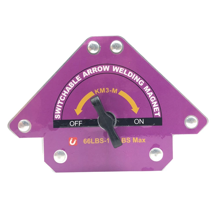 Super strong magnet welding magnetic holder triangular on off switch multi-angle solder