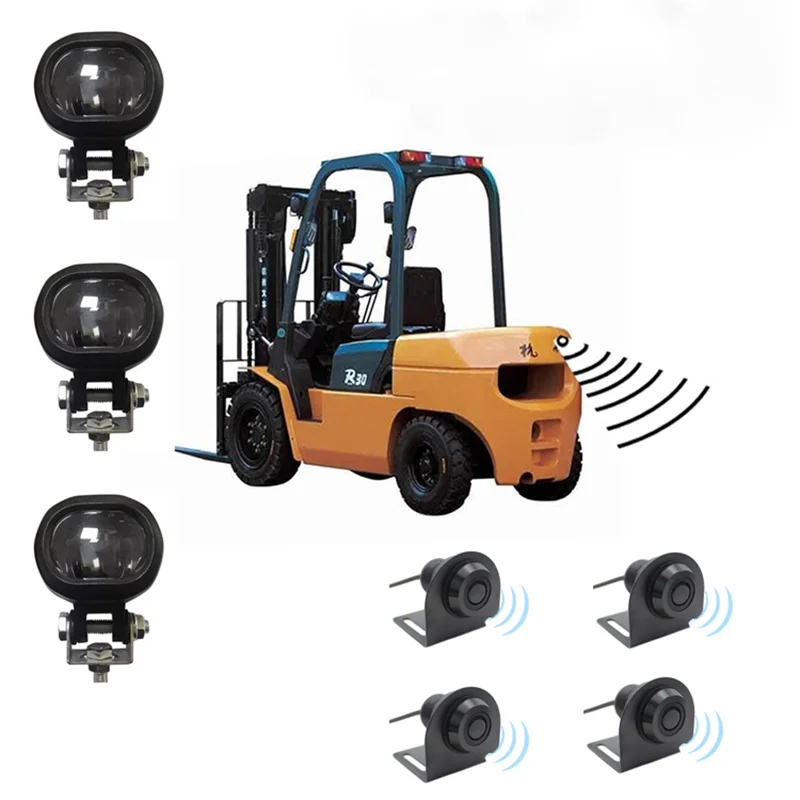 2024 new Model VZ624R-A Forklift Monitoring  system for Radar Visible Digital Ultrasonic Parking Sensor  and  Forklift Sensors