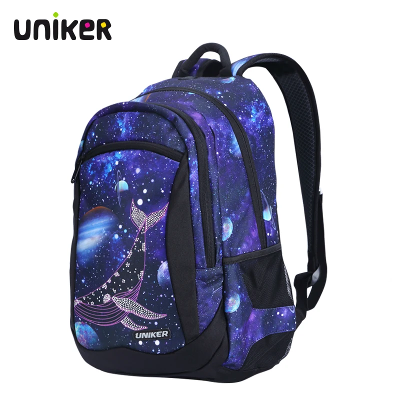 UNIKER Waterproof School Bags Packs Backpack for Colleges Girls