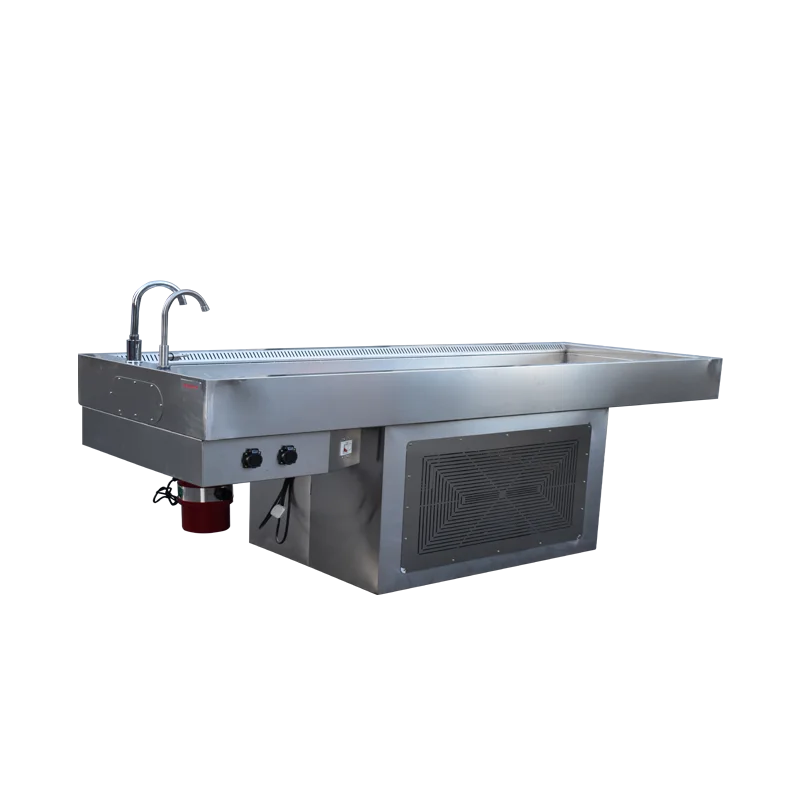 SYSMEDPALACE customization size electric lifting autopsy table embalming table factory