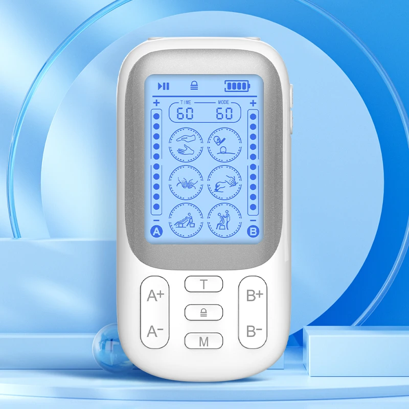 2025 new design 2 Channel 24modes digital tens unit Massager Electronic Pulse Massager Therapy Supplies Portable For Pain Relief
