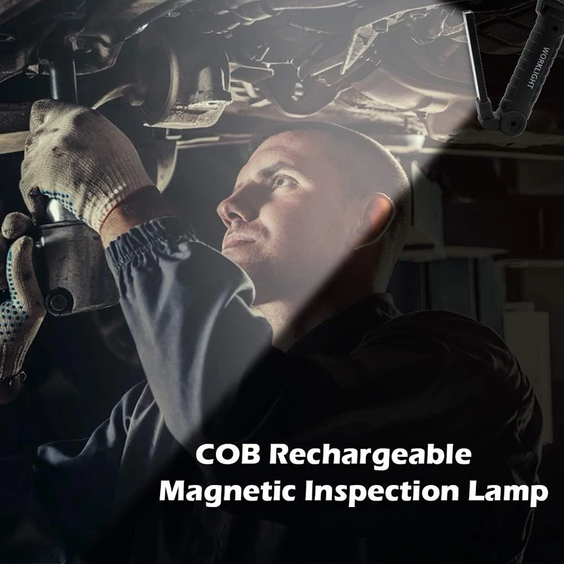 Chinese Online Markets 10W 360 Degree  Magnet Multifunctional Cob Rechargeable Led Work Lamp