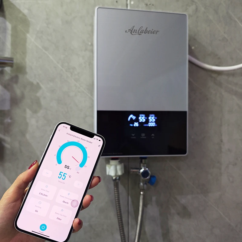 Электрический Гейзер для всего дома с функцией Wi-Fi