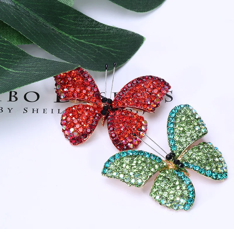 Factory wholesale price butterfly brooch temperament clothing accessories cc brooch women