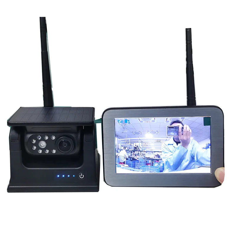 2.4G Magnetic Wireless Agriculture Harvester Camera Systems with 5inch wireless monitor for Farm Tractor Forklift Tower crane