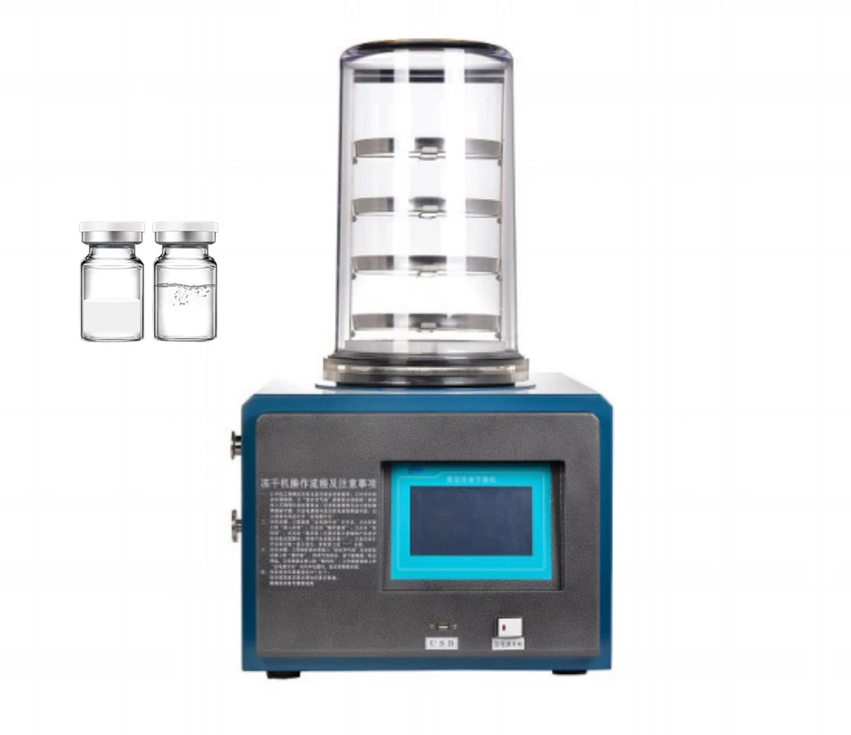 Мини-лиофилизатор для фруктов, пищевых продуктов, химических трав, мини-лиофилизатор для фруктов, сушилка для замораживания