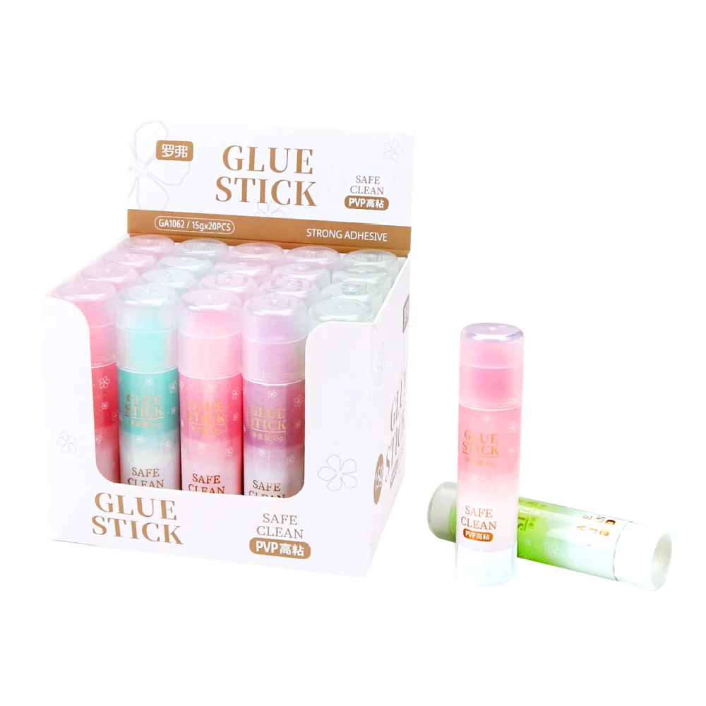 wholesale custom non toxic paper strong adhesive pvp glue school Office supplies high quality 8/15/21/36g PVA glue stick