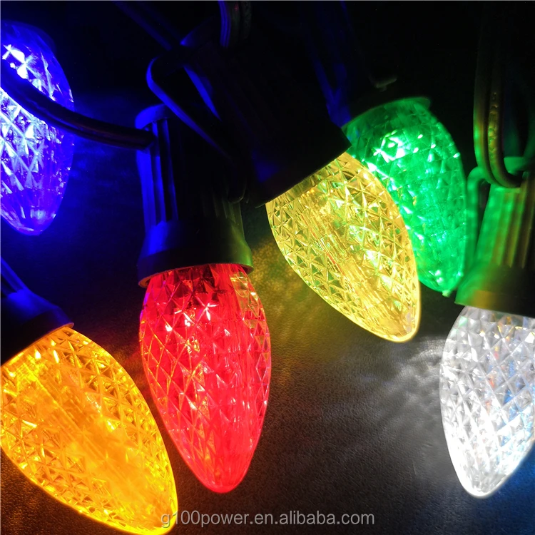 Best China Factory Wholesale C7 LED Christmas Light Bulbs Yellow