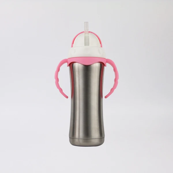 230 мл с двойными стенками из нержавеющей стали для малышей и детей постарше вакуумный термический молоко Спортивная бутылка для воды с ниппели